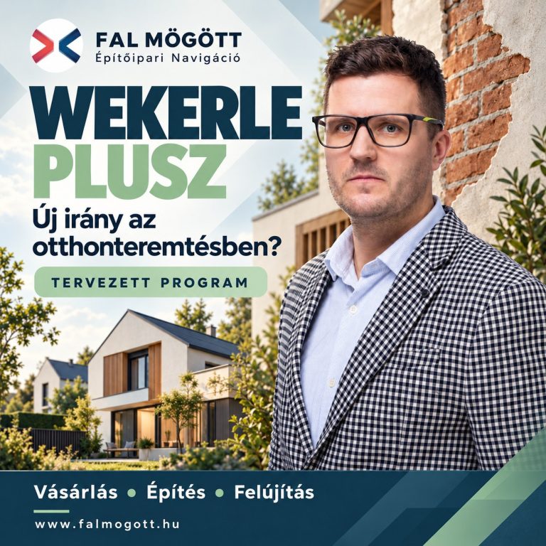 Wekerle Plusz – új irány az otthonteremtésben? Tervezett program: vásárlás, építés és felújítás. Fal Mögött.